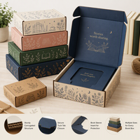 Boîte d'emballage recyclée pour colis postaux, boîte pliante personnalisée pour emballage alimentaire, boîte postale avec boîte cadeau