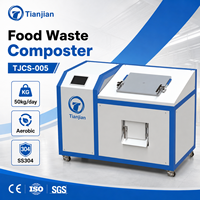 Équipement de compostage des déchets alimentaires, chambre de fermentation aérobie avec bactéries biologiques pour les hôtels et les cantines scolaires