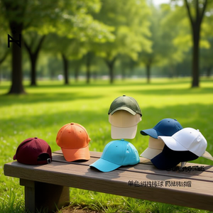 Cappellino da Baseball in Cotone Tinta Unita Unisex per Uso Esterno - Product Image 3