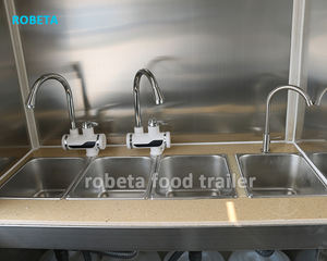 Grande remorque de restauration <span class=keywords><strong>en</strong></span> acier inoxydable, avec four, camion alimentaire, ailes de poulet et frites, magasin, snacks - Product Image 5