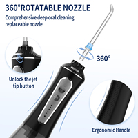 H2ofloss Nouveau irrigateur buccal sans fil rechargeable par USB-C, irrigateur oral professionnel, jet d'eau pour le nettoyage dentaire
