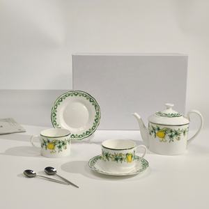 Promotion à bas prix : Service à thé en porcelaine fine à motif citron européen - Product Image 2