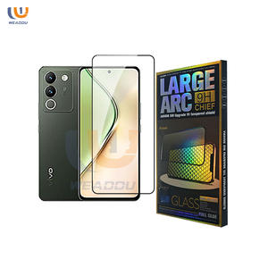 Weaddu กระจกนิรภัยป้องกันหน้าจอโทรศัพท์สำหรับ Y200 <span class=keywords><strong>VIVO</strong></span> - Product Image 1