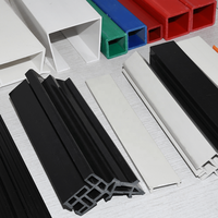 Profils d'extrusion rigides décoratifs en PVC personnalisés, écologiques, durables, design industriel, cadres de fenêtres, certifiés ISO 9001