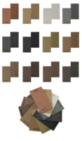 Plancher d'extérieur en composite bois-plastique (WPC) pour jardin