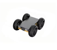 Châssis de véhicule à quatre roues motrices de haute qualité WD, plateforme de robot chenille ROS Lidar, vitesse de 40 km/h, charge utile de 10 kg, personnalisable
