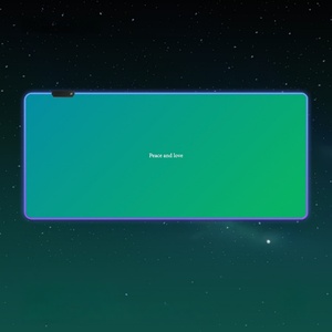 CZFIT High Quality Gradient Luminous Desktop Pad, Thickened Luxury <b>Computer</b> Office Pad, Multifunctional Luminous Wear-resistant - Product Image 4