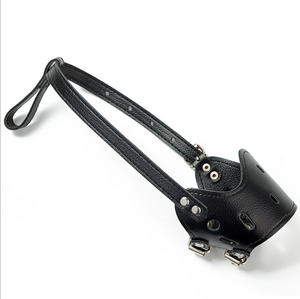 QUCHONPET Artículos <span class=keywords><strong>para</strong></span> Mascotas, Bozal <span class=keywords><strong>para</strong></span> <span class=keywords><strong>Perros</strong></span>, Transpirable y Ajustable, Cómodo, Seguro, Antiladridos, <span class=keywords><strong>para</strong></span> <span class=keywords><strong>Galgos</strong></span>, de Cuero Personalizado - Product Image 3