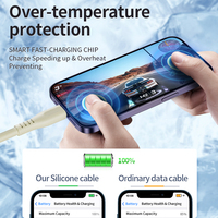 Kabel pengisian daya Cepat PD Tipe C ke mfi, kustomisasi 1m/2m/3m 20w USB C ke mfi untuk iphone
