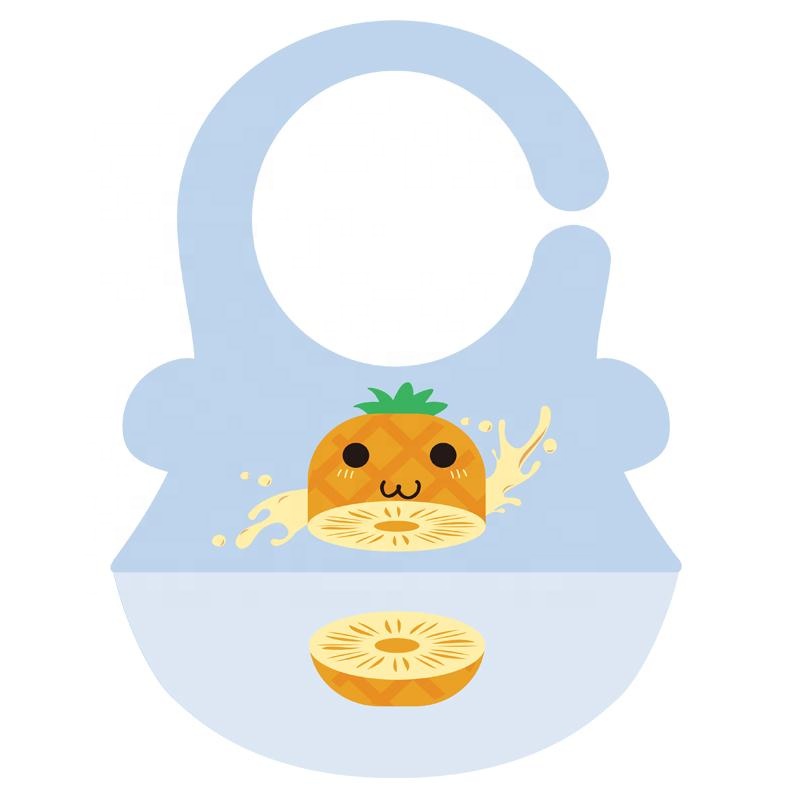 Модный тренд Регулируемый ананас нагрудники производитель шелковистые детские нагрудники