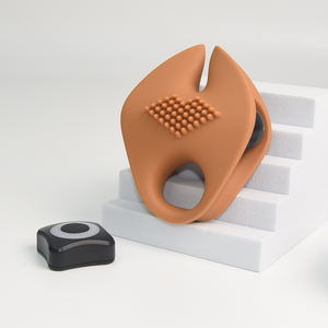 Cincin Penis Getar Vibrator untuk Pasangan Mainan Seks Dewasa untuk Pasangan Cincin Penis Silikon untuk Ereksi Pria - Product Image 5