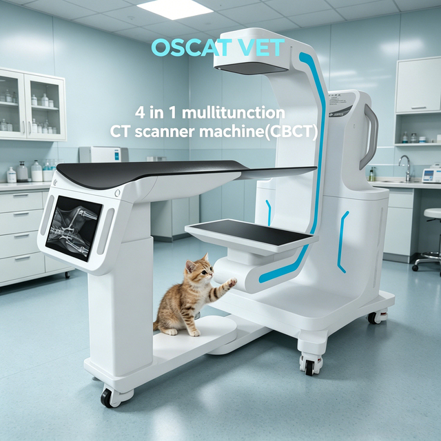 OSCAT 4 in 1 Vet CBCT Scanner 15kw High Frequency Generator Veterinary Equipment Pet Medical EU