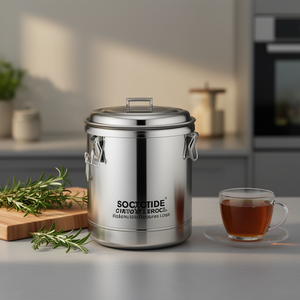 Olla térmica SOCOTIDE de 12L de acero inoxidable para bebidas frías y calientes, sopa, té, café, jugo, agua - Product Image 2