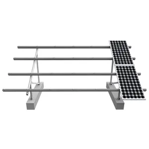 Nタイプ地面Solar Panel Bracketインストール270ワット275ワット320ワット325ワットソーラーパネル最高取付構造