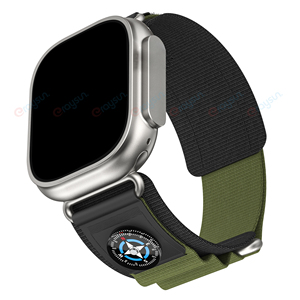 Moda per <span class=keywords><strong>Apple</strong></span> <span class=keywords><strong>Watch</strong></span> serie cinturino 10 9 8 <span class=keywords><strong>6</strong></span> 5 SE anello in Nylon 38mm 42mm 44mm 45mm elastico tessuto Sport cinturino Smartwatch da uomo - Product Image 3