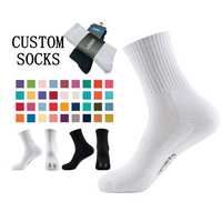 Chaussettes de sport épaisses personnalisées pour hommes et jeunes, avec logo, couleur et rapport de matériaux sur mesure, respirantes et à compression, vente en gros