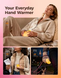 เครื่องอุ่นมืออิเล็กทรอนิก<span class=keywords><strong>ส</strong></span>์แบบ<span class=keywords><strong>ส</strong></span>องในหนึ่งเดียวระบบทำความร้อนด้วย<span class=keywords><strong>มือ</strong></span>สำหรับกลางแจ้งชาร์จมะม่วงพกพาได้3ใน1 - Product Image 4