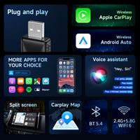 Dongle Carplay inalámbrico Smart USB Wireless Carplay Dongle USB CarPlay AI BOX para juego de coche con cable de fábrica