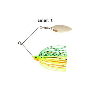 Vente en gros d'usine, leurres de pêche jigging 3,5g 5g, <span class=keywords><strong>chatterbait</strong></span>, spinnerbait, leurres de pêche en métal avec tête en plomb et jupes - Product Image 5