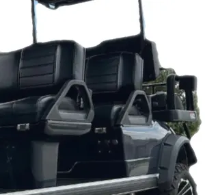 รถกอล์ฟสีดำล่าสัตว์รถกอล์ฟใช้แบตเตอรี่รถกอล์ฟไฟฟ้ารถเข็นชายหาดของจีน