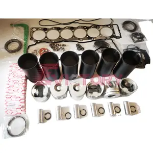 Voor Isuzu 6hk1 Revisie Kit Zuiger Ring Cilinder Voering Lagerklep Geleider Oliepomp Voor Vrachtwagen Elektrische Injectie
