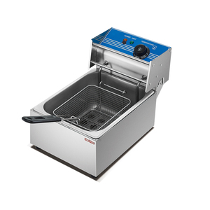 高品質業務用二槽式電気フライヤー（ポテトチップス用） - Product Image 4