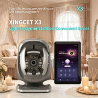 Analyseur de peau ergonomique 15,6 pouces 8 spectres AI avec écran tactile HD, testeur de peau du visage, équipement commercial pour salon de beauté