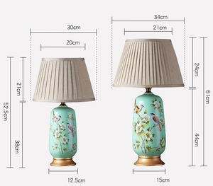 Modern Beige <strong>Funky</strong> Ceramic <strong>Table</strong> <strong>Lamps</strong> Handmade House Decoration Accessories - Product Image 6