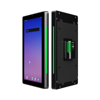 Pantalla de reserva de sala de reuniones de montaje en pared INSOVISION con barra de luz LED RJ45 tableta Android personalizada Poe de 10 pulgadas