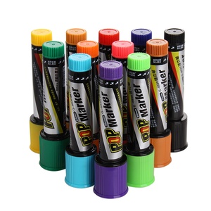 Siêu Chất Lượng Kích Thước 30Mm Pop Đánh Dấu 12 Màu Sắc Nghệ Thuật Quảng Cáo Bút Sơn Bút Pop Đánh Dấu Vĩnh Viễn - Product Image 1