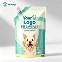 Pochette souple personnalisée avec bec verseur, qualité alimentaire, anti-fuite, refermable, pour aliments pour animaux, chips, sushi, liquides et emballages de snacks