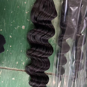 <span class=keywords><strong>Extension</strong></span> de <span class=keywords><strong>cheveux</strong></span> humains Remy européen de 18 pouces, un donneur, vague naturelle, pour fixation micro-anneaux à double trame machine, JInhan E200 - Product Image 2