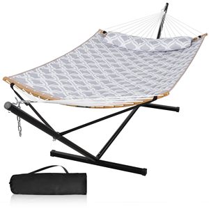 2-in-1 <b>Hammock</b> with Stand&Detachable Pad,Anti-Tipping Heavy Duty Frame Easy Clean,for Patio,Garden,Backyard, Poolside,Indoor - Product Image 1