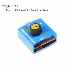 Probador de servomotores simple, probador de servomotores, probador de motores para aeromodelismo, probador de ajuste eléctrico, luz indicadora de tres niveles - Product Image 2