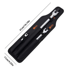 Juego de Llaves Tipo F V4 Tools, 3 Piezas, 24 Pulgadas, Ajustables, de Grado Industrial, Acero CR-V - Product Image 5