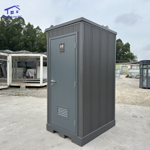 Baño Portátil de Bajo Costo, Panel Sándwich, Acero, para Exteriores, con Ducha - Product Image 1