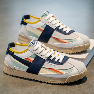 Chaussures de course décontractées tendance pour hommes, respirantes, légères, confortables, avec semelle extérieure en EVA - Product Image 3