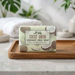 Savon artisanal au lait de coco, nettoyant pour le corps, savon pour les mains, huile essentielle, produit hydratant, soin du corps, prévention de la peau sèche - Product Image 1