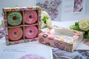 Organic <strong>Cheap</strong> <strong>Bath</strong> <strong>Bombs</strong> Wholesale Colorful Doughnut Shape Vegan <strong>Bath</strong> Fizzer Donut <strong>Bath</strong> <strong>Bombs</strong> Set of 4 - Product Image 6