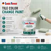 Peinture époxy écologique pour carrelage, antidérapante, imperméable, revêtement de rénovation, couleur personnalisée pour la rénovation des carreaux de sol de la salle de bain et de la cuisine