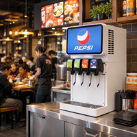 Machine à soda à 4 saveurs haute performance, distributeur de boissons froides post-mix pour jus et sodas commerciaux