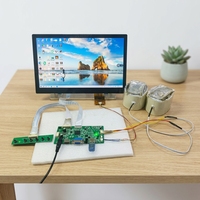 Écran LCD EDP avec sortie vidéo USB2.0 pour ordinateur JX ; Contrôleur d'écran LCD avec prise en charge HD MI VGA USB et contrôle tactile