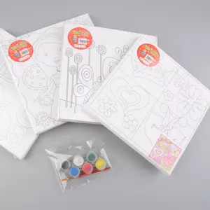 Venda por atacado de pintura a óleo com desenho personalizado por números para crianças e iniciantes com kits de tintas acrílicas