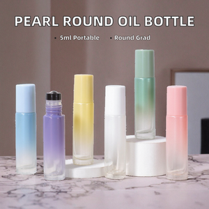 Bouteille à bille en verre dégradé nacré pour huiles essentielles, 5 ml, prix usine, vente en gros, flacons de <span class=keywords><strong>parfum</strong></span> vides personnalisables - Product Image 6
