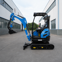 Mini-excavatrice compacte certifiée CE à prix abordable, moteur électrique 2,5 tonnes, 1 tonne, 2 tonnes, pour la construction et les travaux d'excavation
