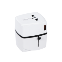 PD35W OEM ODM Adaptateur de voyage universel 2 USB 2 Type C avec prises EU US AUS UK Adaptateur international Chargeur de voyage dans le monde entier