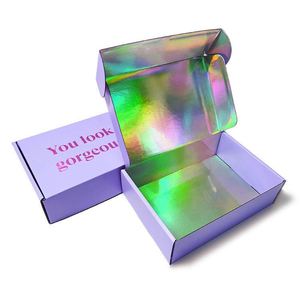 Paper Packaging Factory Fold Over Mailer Boxes Corrugated Shipping Packaging Box for <b>Small</b> Business - Product Image 6