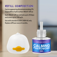 Diffuseur naturel anti-stress à brancher, kit diffuseur de phéromones calmantes pour chiens, phéromones calmantes pour chiens, diffuseur apaisant