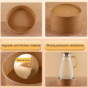 Упаковочная коробка для еды из крафт-бумаги - Product Image 4