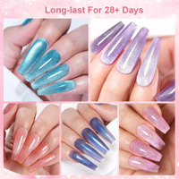 Kit de 25 Gels Sculptants 3D Effet Nacré Scintillant UV LED pour Ongles, Idéal pour le Nail Art Floral DIY, Salons et Marques Privées OEM